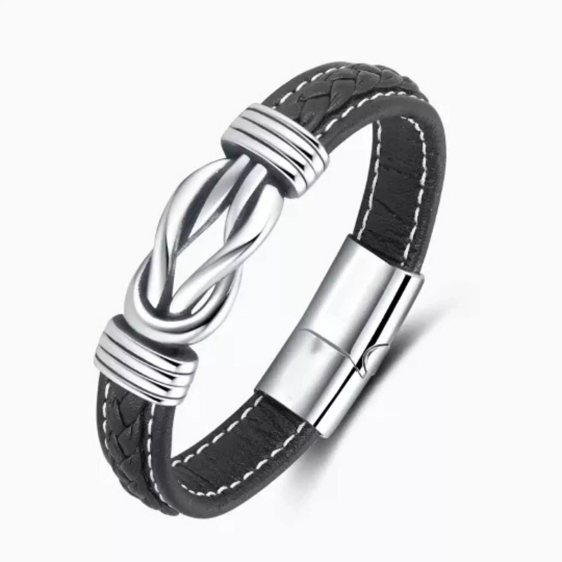 Forever Braided Leather Bracelet