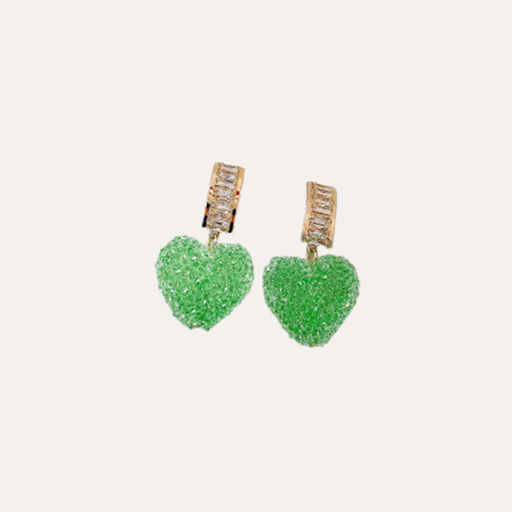 Heart Dangle Earrings